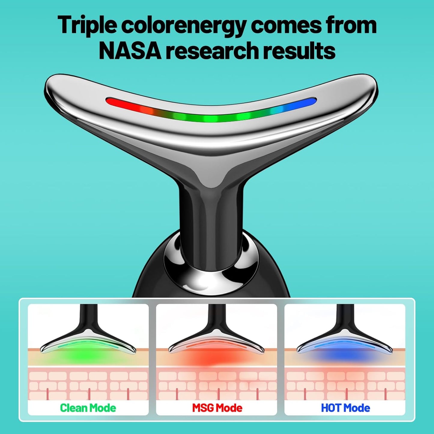 Red Light Therapy for Face, RED Light Device, At-Home LED Face Massager for Skin Care