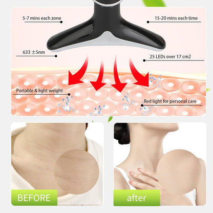 Red Light Therapy for Face, RED Light Device, At-Home LED Face Massager for Skin Care